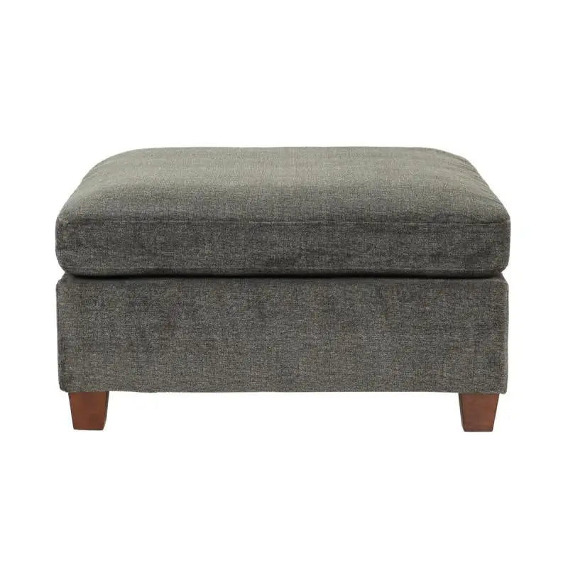 1pc Grey Chenille Fabric Cocktail Cushion Seat Living Room Furniture