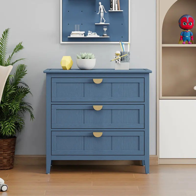 3 Drawer Cabinet, American Furniture,Suitable for bedroom, living room, study